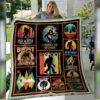Bigfoot Camping Quilt  Best Gift Ideas Premium Quilt Blanket Size Throw